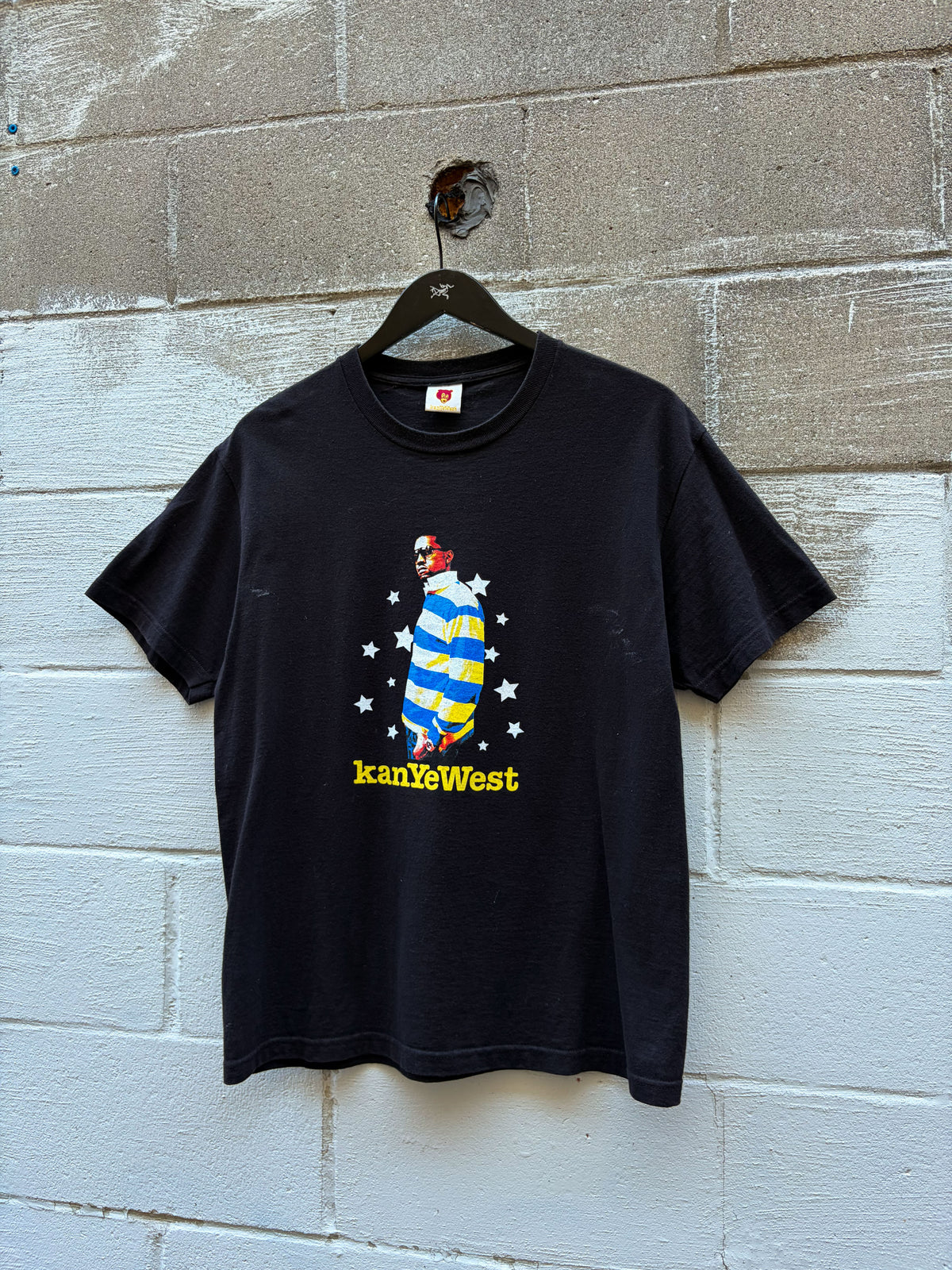 Vintage 2004 Kanye West School Spirit Tour Rap Music Graphic T-Shirt Size Large