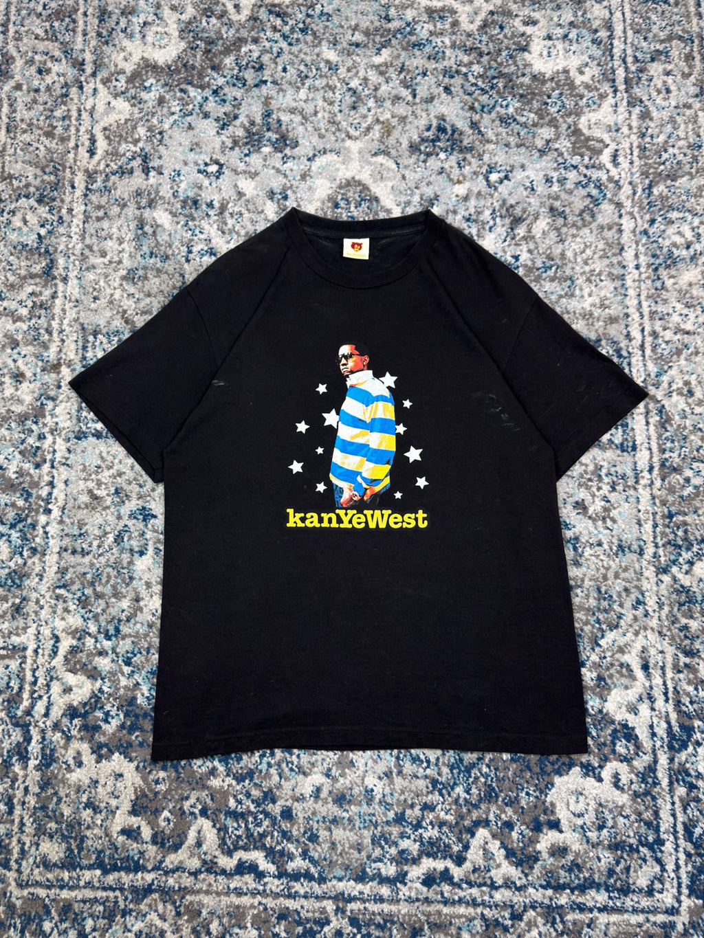 Vintage 2004 Kanye West School Spirit Tour Rap Music Graphic T-Shirt Size Large