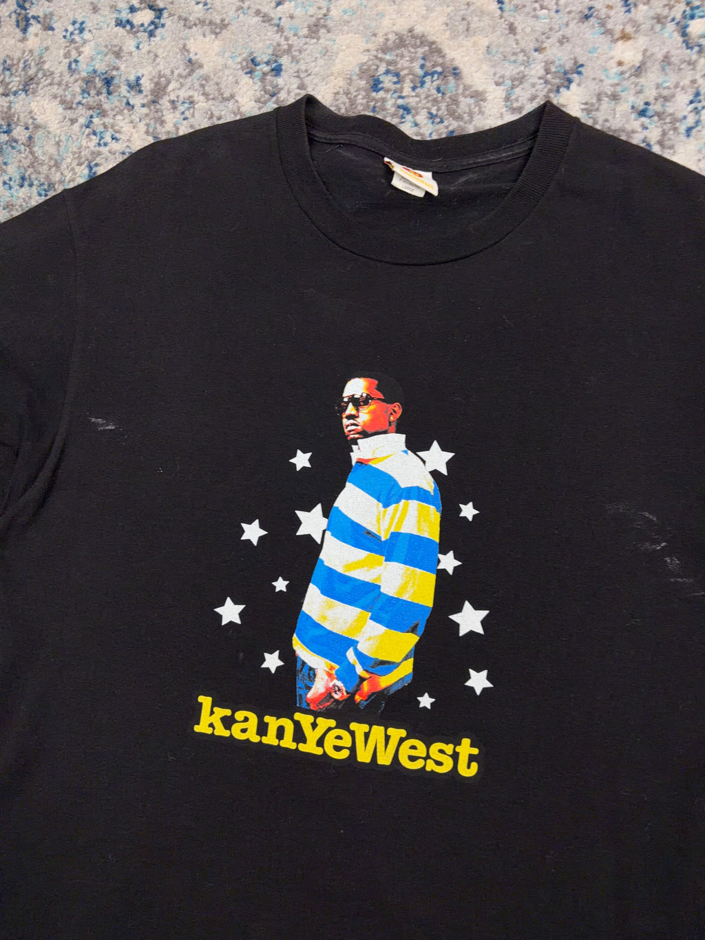Vintage 2004 Kanye West School Spirit Tour Rap Music Graphic T-Shirt Size Large