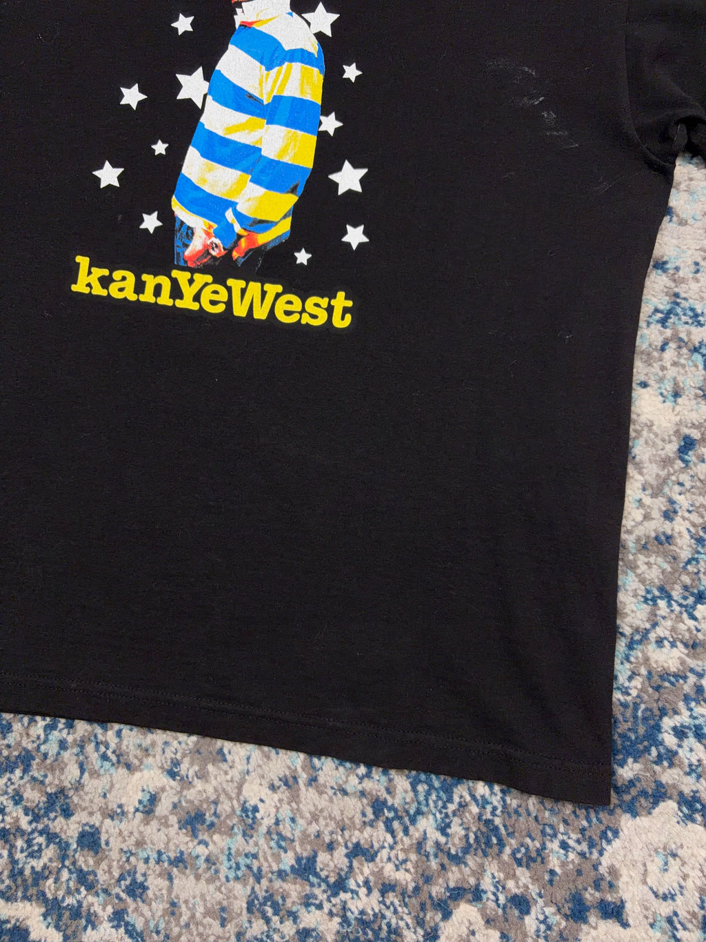 Vintage 2004 Kanye West School Spirit Tour Rap Music Graphic T-Shirt Size Large