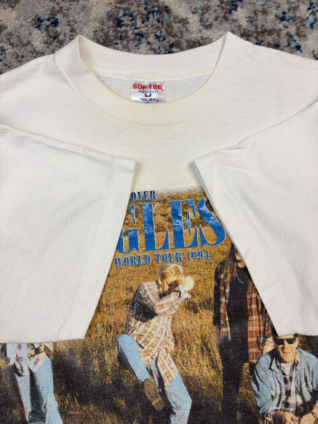 Vintage 1994 Eagles Hell Freezes Over Rock Music Tour Graphic T-Shirt Size XL