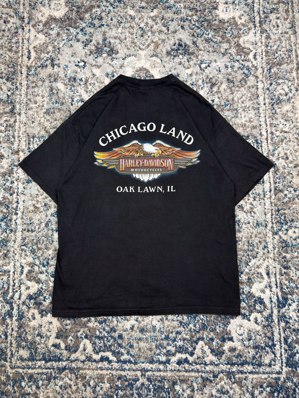 Vintage 2001 Harley Davidson Phoenix Graphic Spellout T-Shirt Size XL
