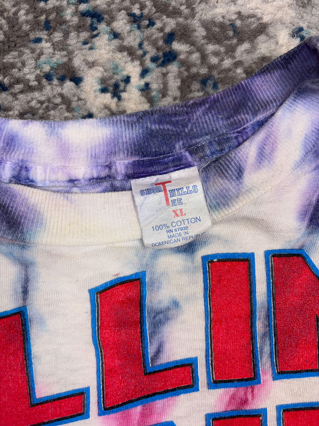 Vintage 1994 Rolling Stones Voodoo Lounge World Tour Graphic Tie Dye T-Shirt Size XL