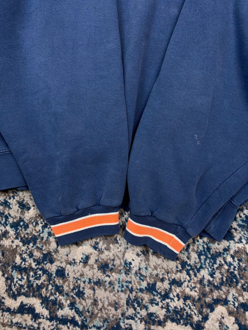 Vintage Chicago Bears NFL Embroidered Logo Spellout Hooded Starter Sweatshirt Size Medium