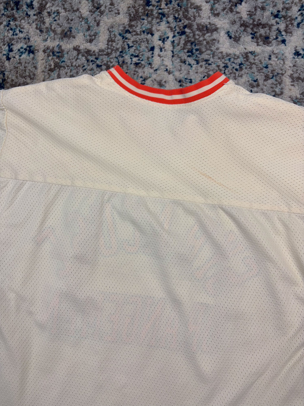 Vintage 80s/90s Syracuse Orangemen NCAA Logo 7 Mesh Football Jersey Size Medium