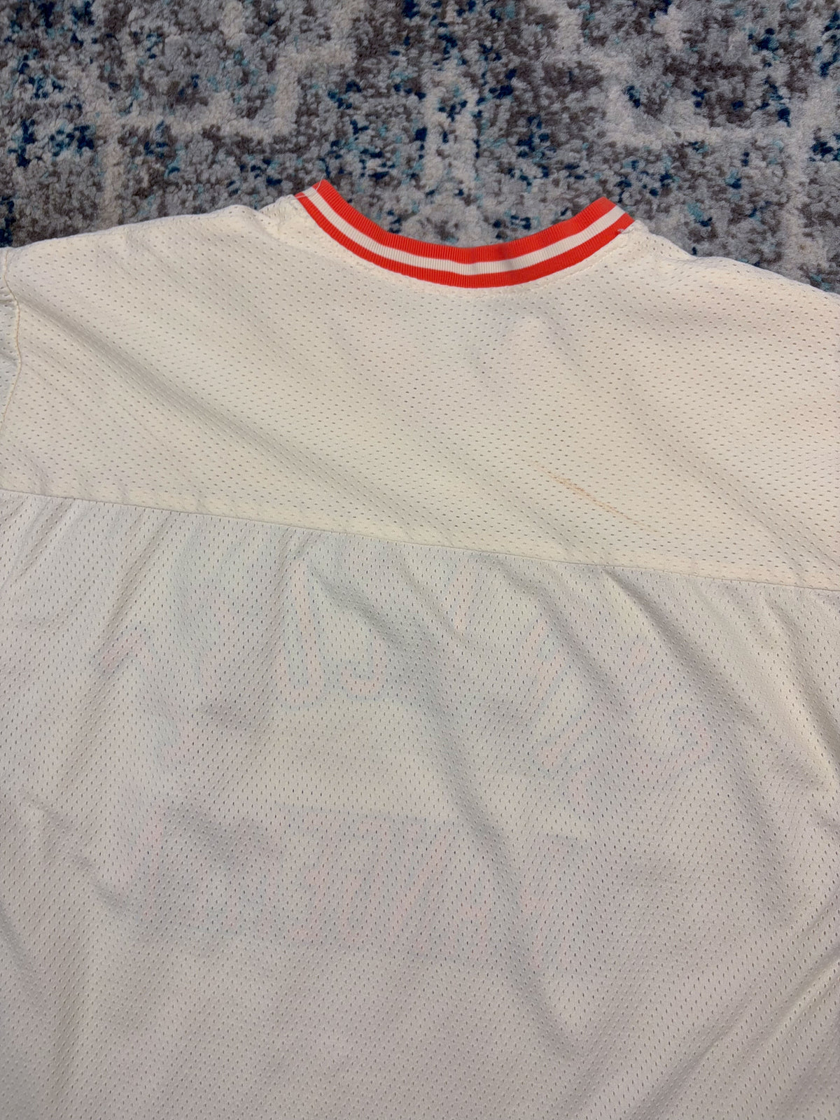 Vintage 80s/90s Syracuse Orangemen NCAA Logo 7 Mesh Football Jersey Size Medium