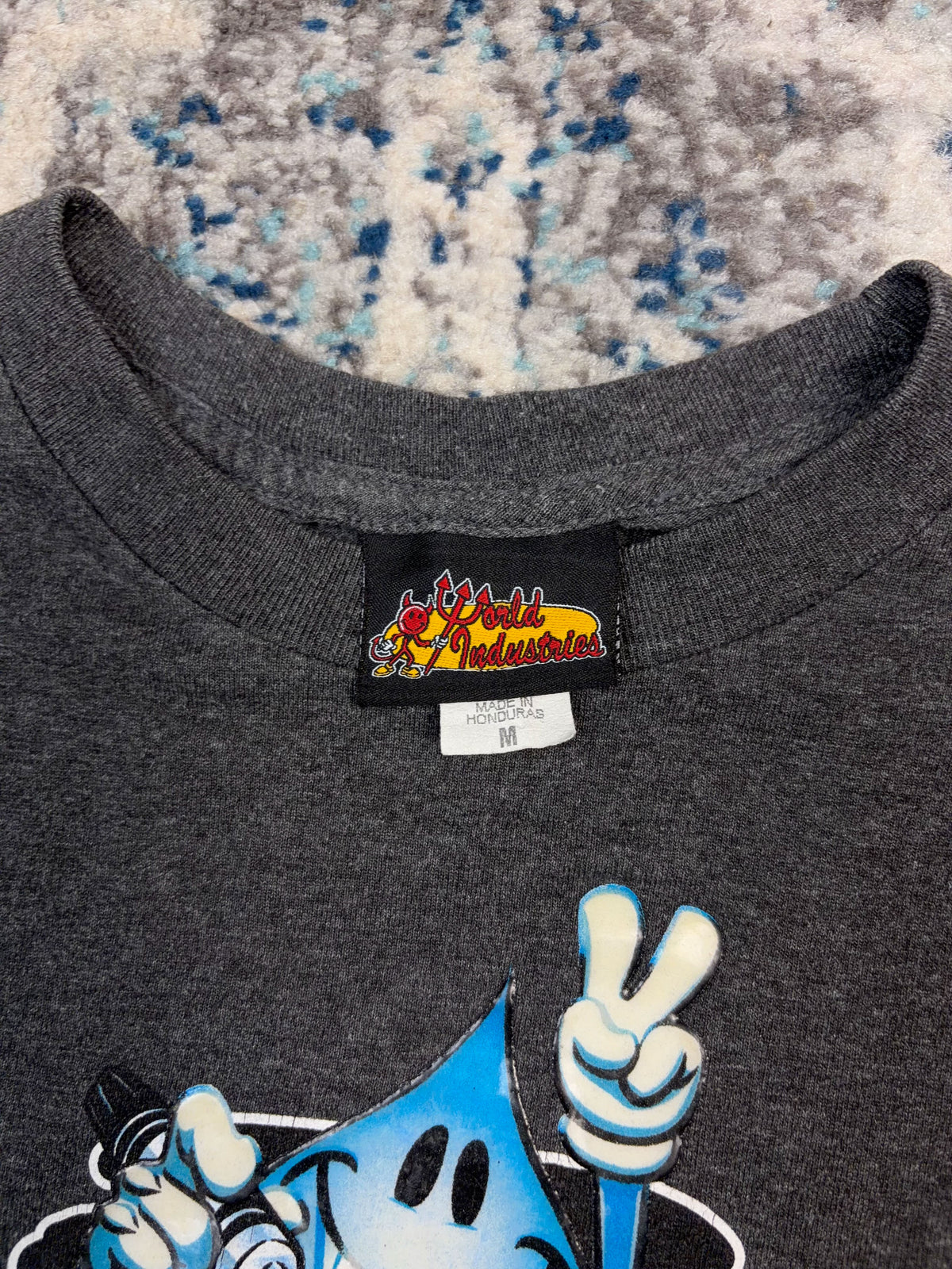 Vintage World Industries Wet Willy Flame Boy Skate Graphic T-Shirt Size YOUTH Medium