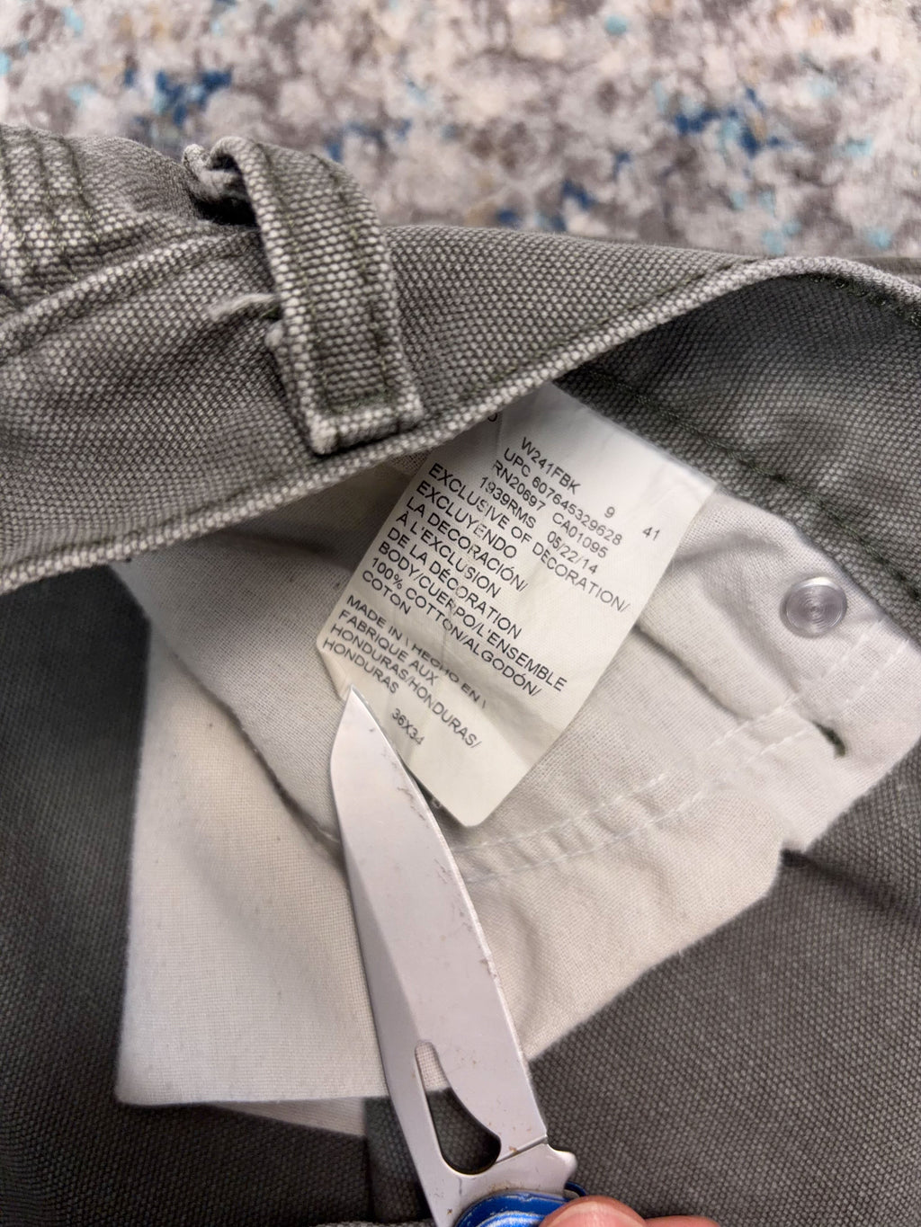 Vintage Dickies Canvas Workwear Carpenter Pants Size 34