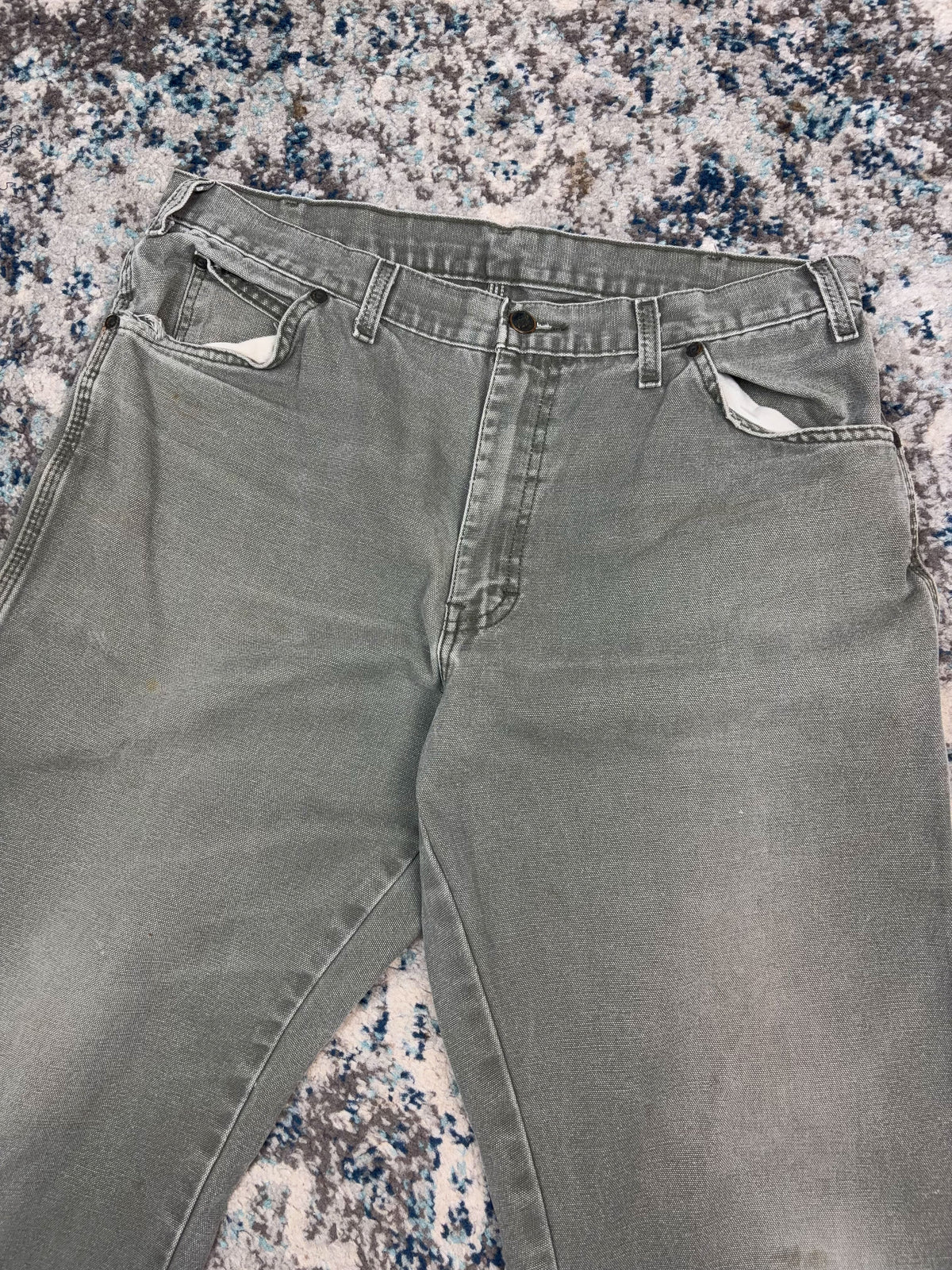 Vintage Dickies Canvas Workwear Carpenter Pants Size 34