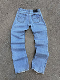 Vintage Womens Harley Davidson Slim Fit Medium Wash Denim Pants Size 30