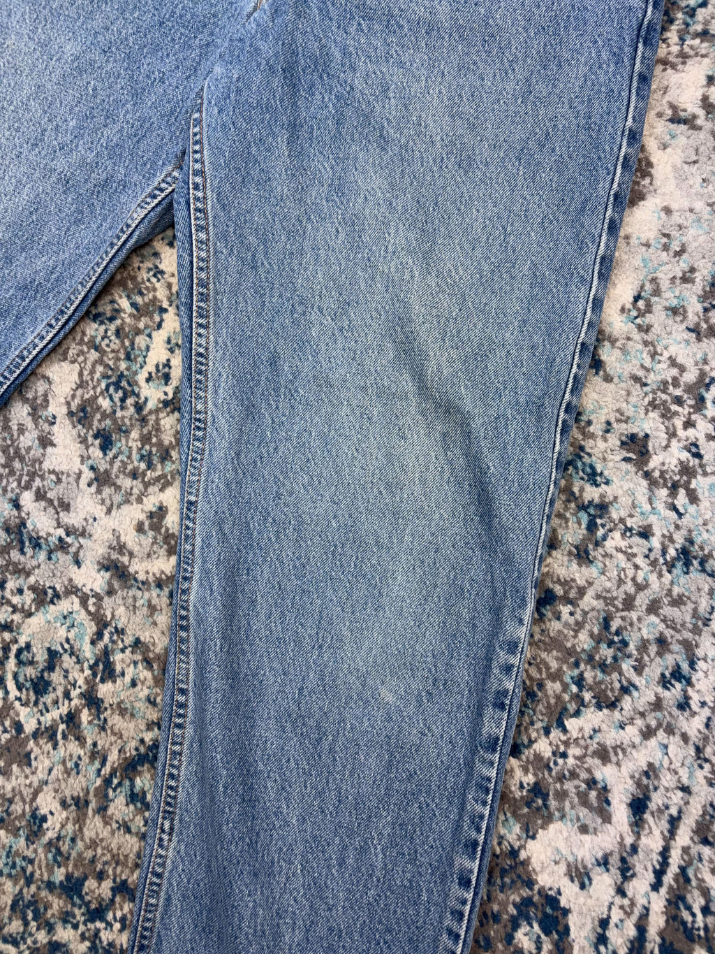 Vintage 90s Levis 550 Orange Tab Medium Wash Denim Pants Size 32