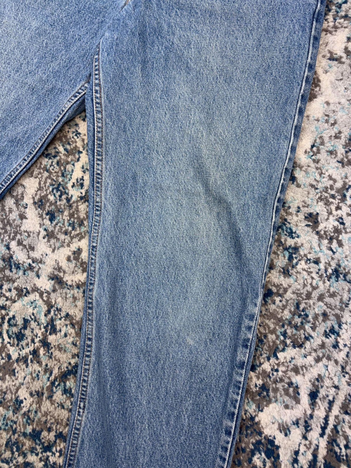 Vintage 90s Levis 550 Orange Tab Medium Wash Denim Pants Size 32