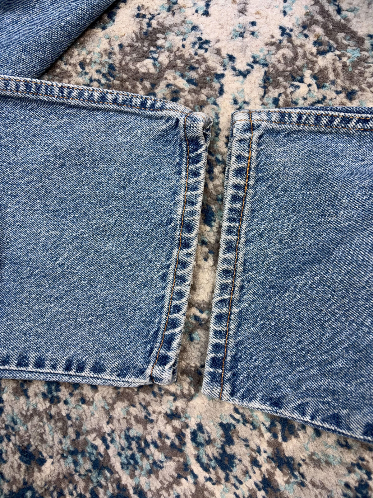 Vintage 90s Levis 550 Orange Tab Medium Wash Denim Pants Size 32