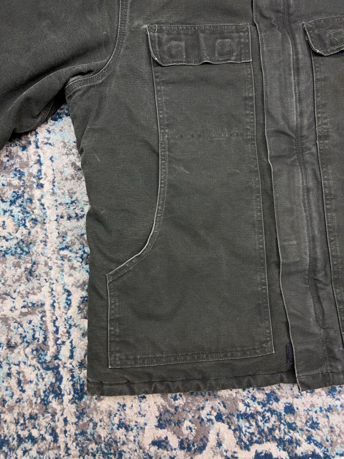 Vintage Carhartt Quilted Lined Canvas Workwear Arctic Jacket Size XL