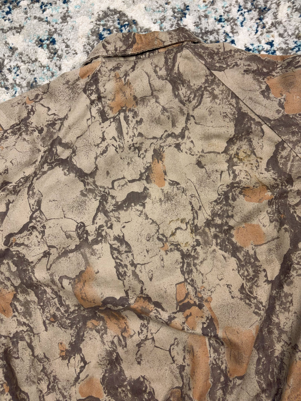 Vintage Natural Gear Tree Camo Full Zip Hunting Jacket Size Medium