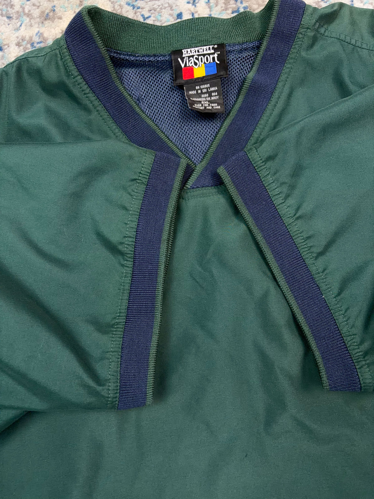 Vintage Irish Golf Club Embroidered Crest Short Sleeve Windbreaker Bomber Jacket Size 2XL