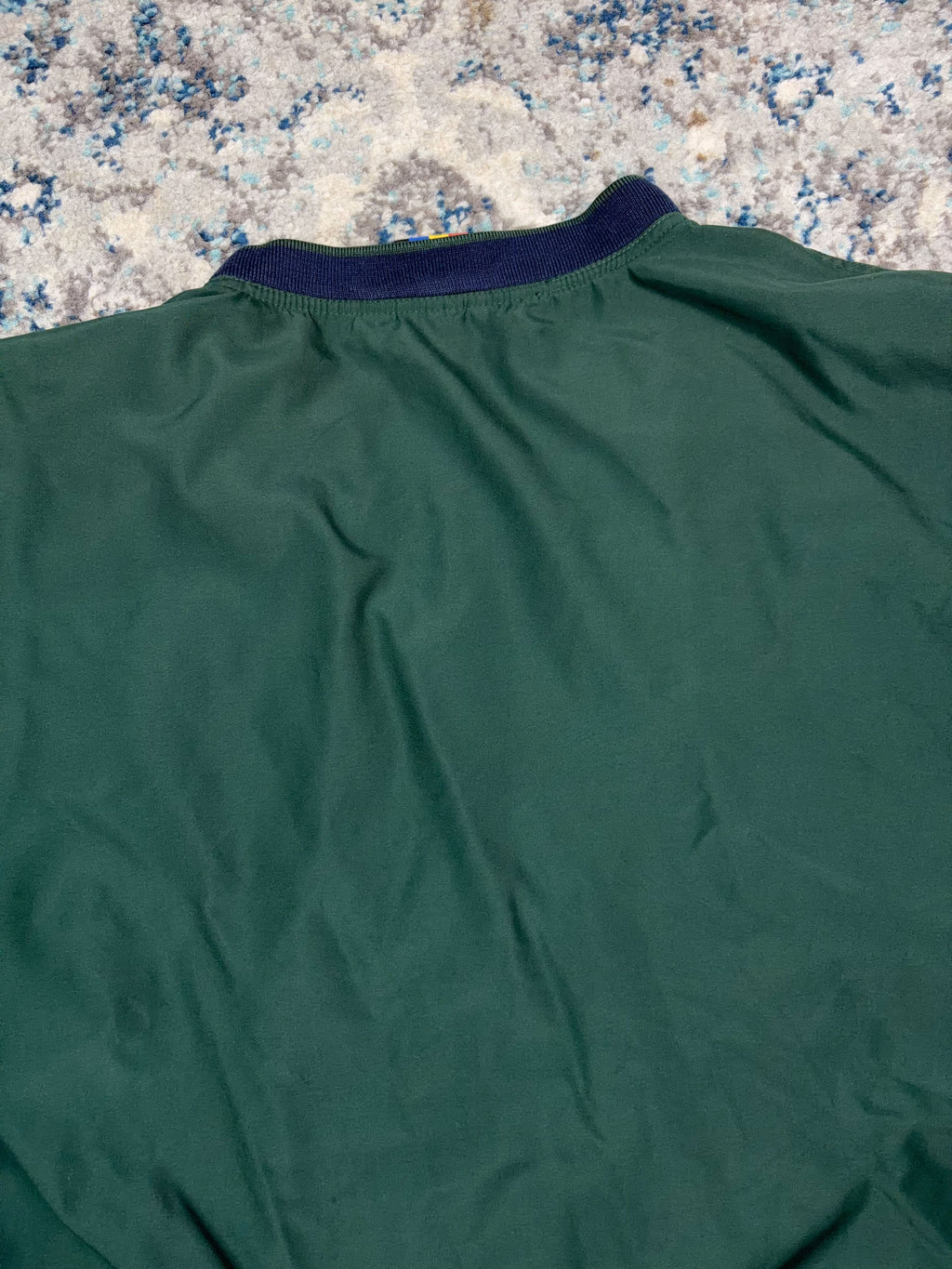 Vintage Irish Golf Club Embroidered Crest Short Sleeve Windbreaker Bomber Jacket Size 2XL