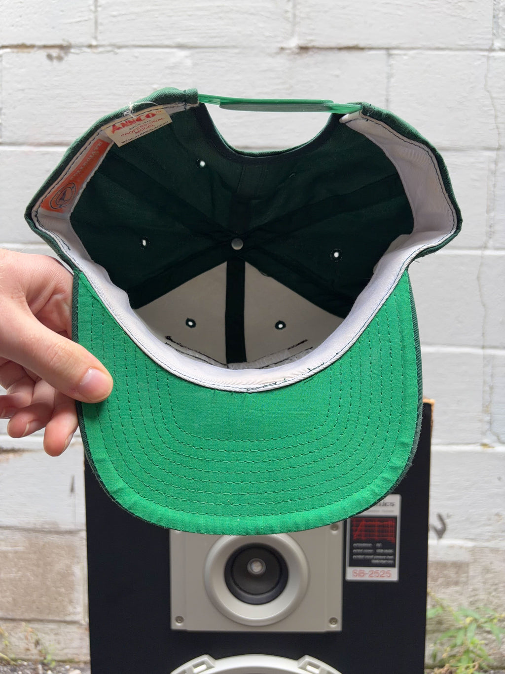 Vintage Michigan State Spartans NCAA Embroidered Spellout Snapback Hat OSFA