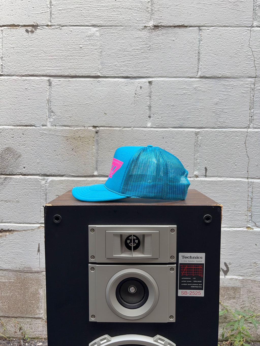 Vintage JR77 Racing Graphic Spellout Trucker Snapback Hat OSFA