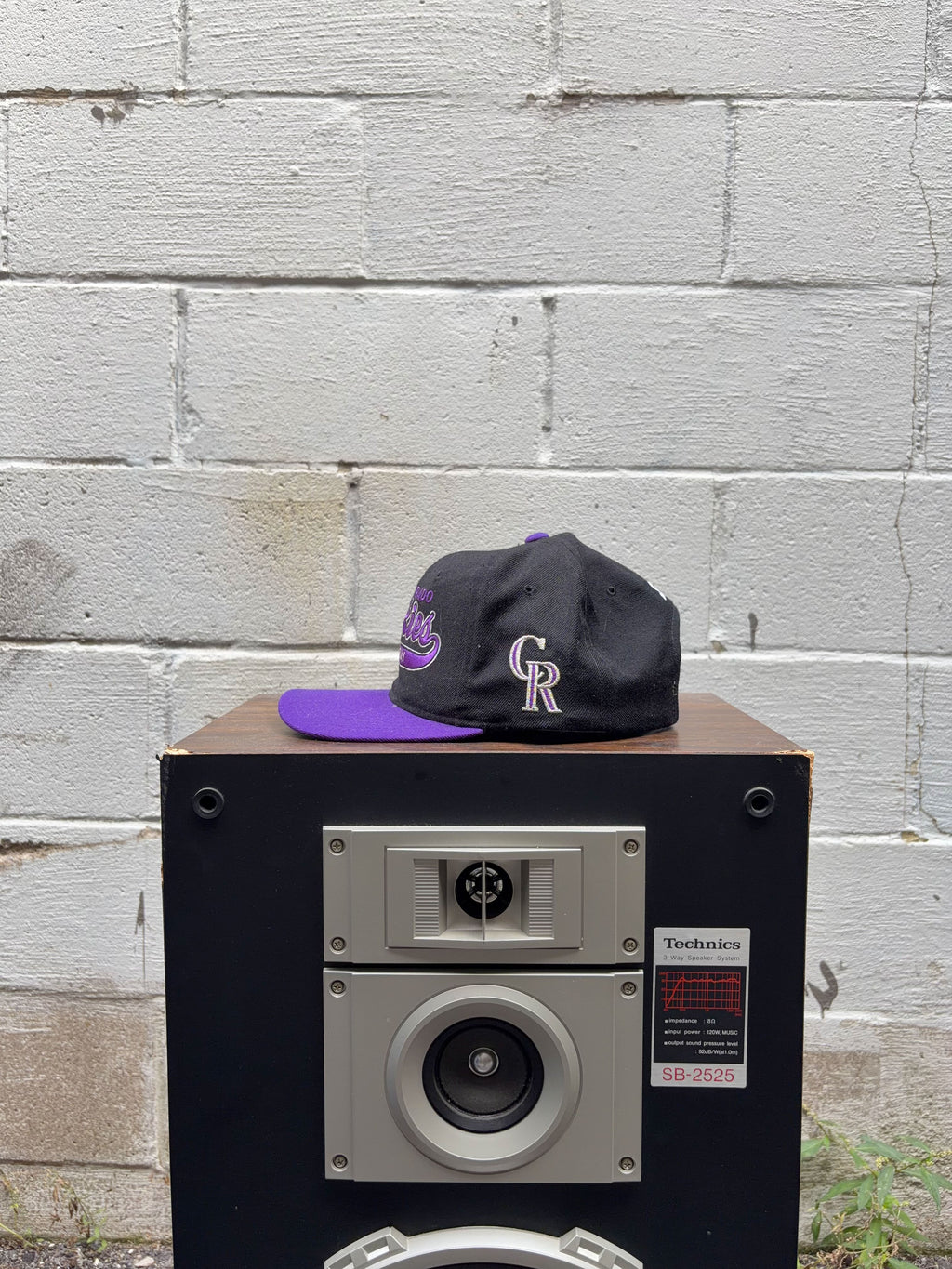 Vintage 90s Colorado Rockies Embroidered Tailsweep Starter Snapback Hat OSFA
