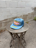 Vintage 1990 Wrestlemania VI The Ultimate Challenge Skydone Satin Snapback Hat OSFA