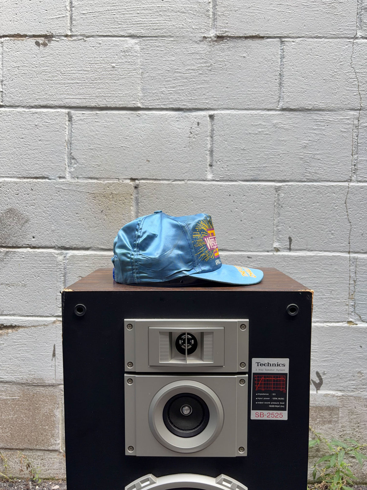 Vintage 1990 Wrestlemania VI The Ultimate Challenge Skydone Satin Snapback Hat OSFA