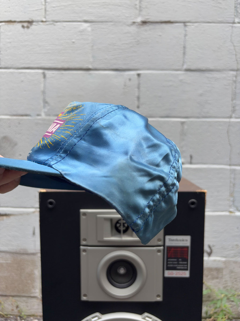 Vintage 1990 Wrestlemania VI The Ultimate Challenge Skydone Satin Snapback Hat OSFA