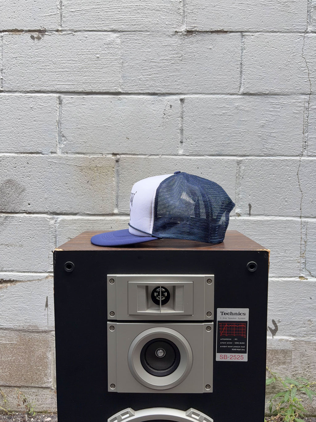Vintage 80s/90s Hitchin' Post New York Graphic Trucker Snapback Hat OSFA