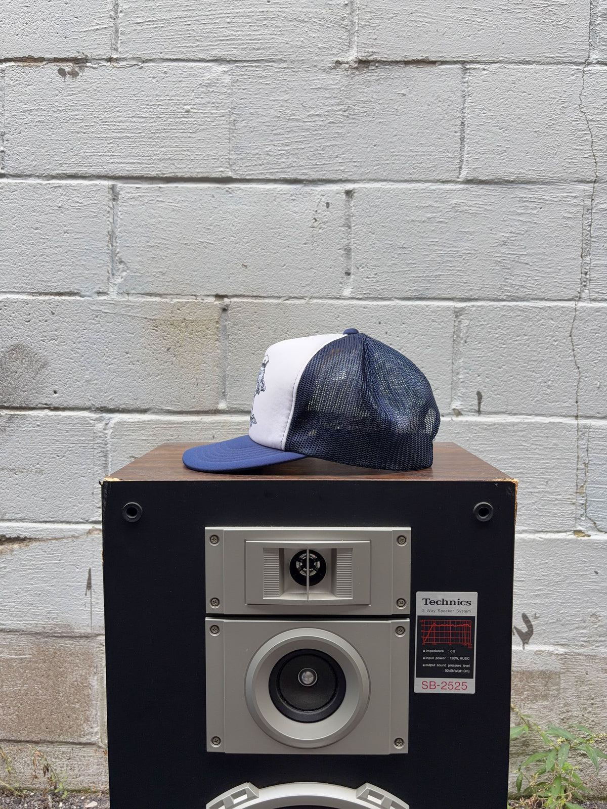 Vintage 80s/90s Pellet Plant Labrador City Mascot Graphic Trucker Snapback Hat OSFA