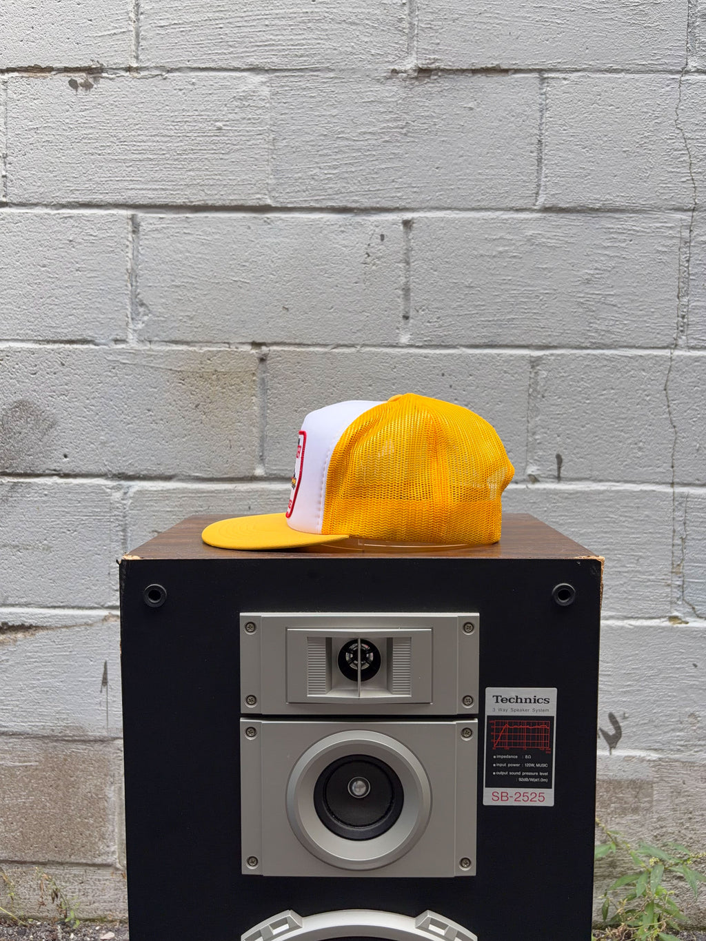 Vintage 80s/90s Canadian Fracmaster Cementing Embroidered Patch Trucker Snapback Hat OSFA