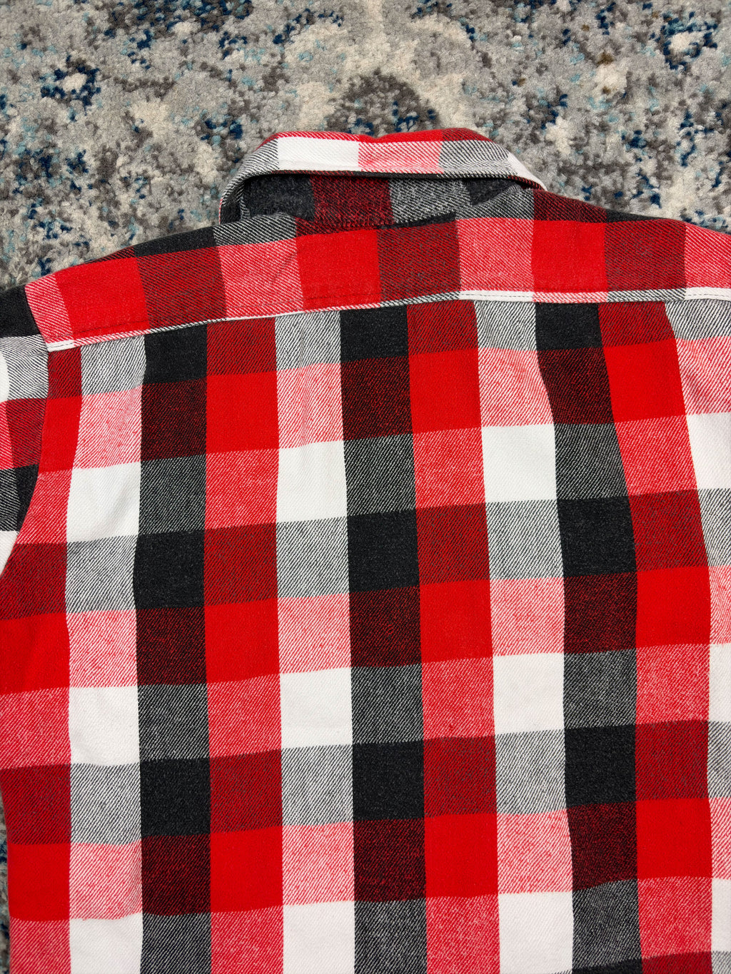 Vintage 90s Five Brother Plaid Double Pocket Long Sleeve Button Up Shirt Size Large