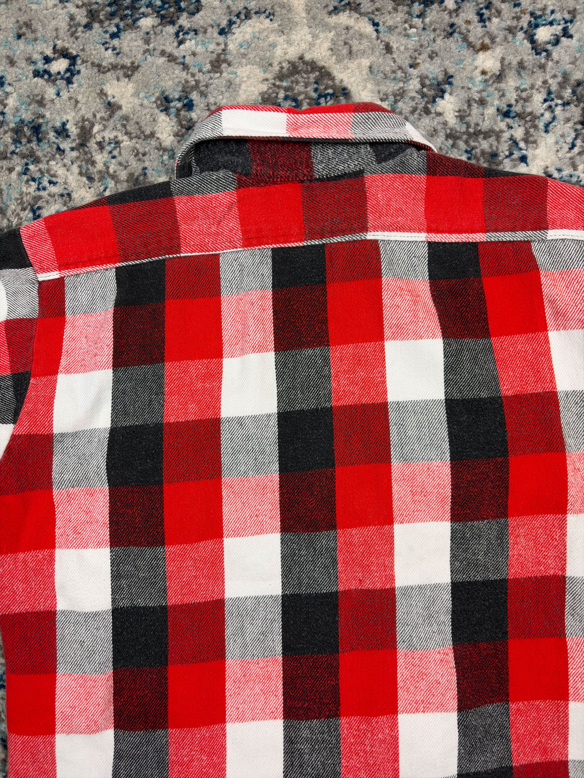 Vintage 90s Five Brother Plaid Double Pocket Long Sleeve Button Up Shirt Size Large