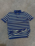Vintage Polo Ralph Lauren Embroidered Pony Collars Short Sleeve Button Up Shirt Size XL