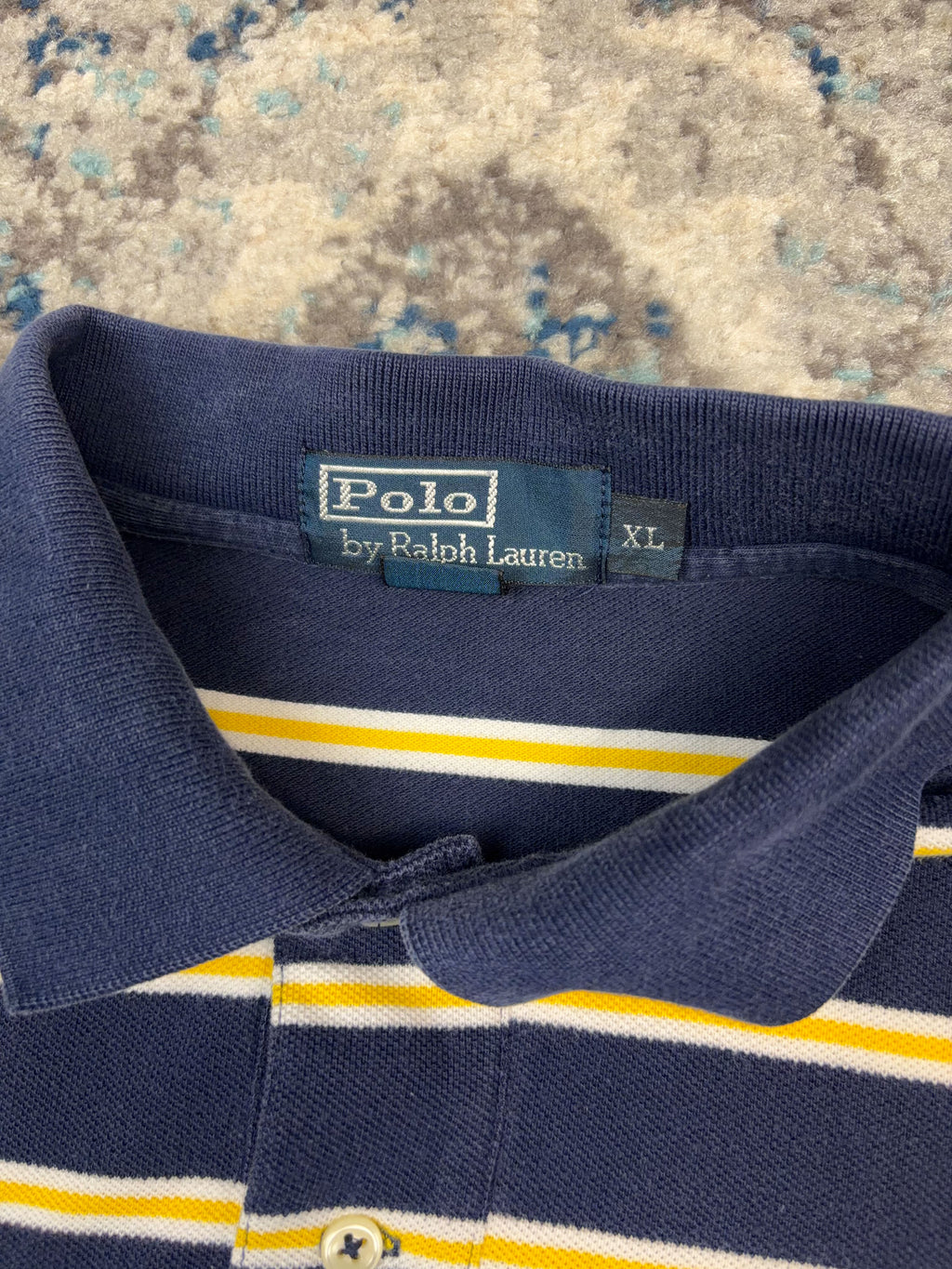Vintage Polo Ralph Lauren Embroidered Pony Collars Short Sleeve Button Up Shirt Size XL