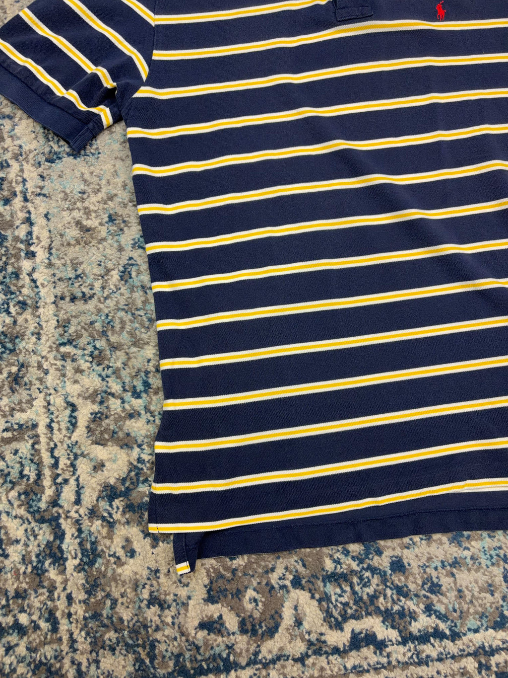 Vintage Polo Ralph Lauren Embroidered Pony Collars Short Sleeve Button Up Shirt Size XL
