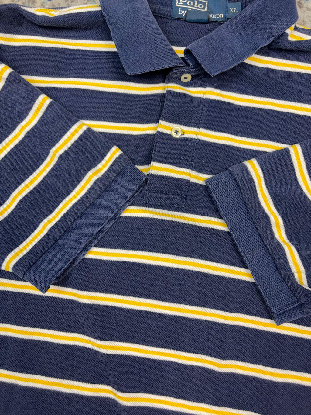 Vintage Polo Ralph Lauren Embroidered Pony Collars Short Sleeve Button Up Shirt Size XL