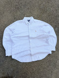 Vintage Polo Ralph Lauren Embroidered Pony Striped Long Sleeve Button Up Shirt Size XL