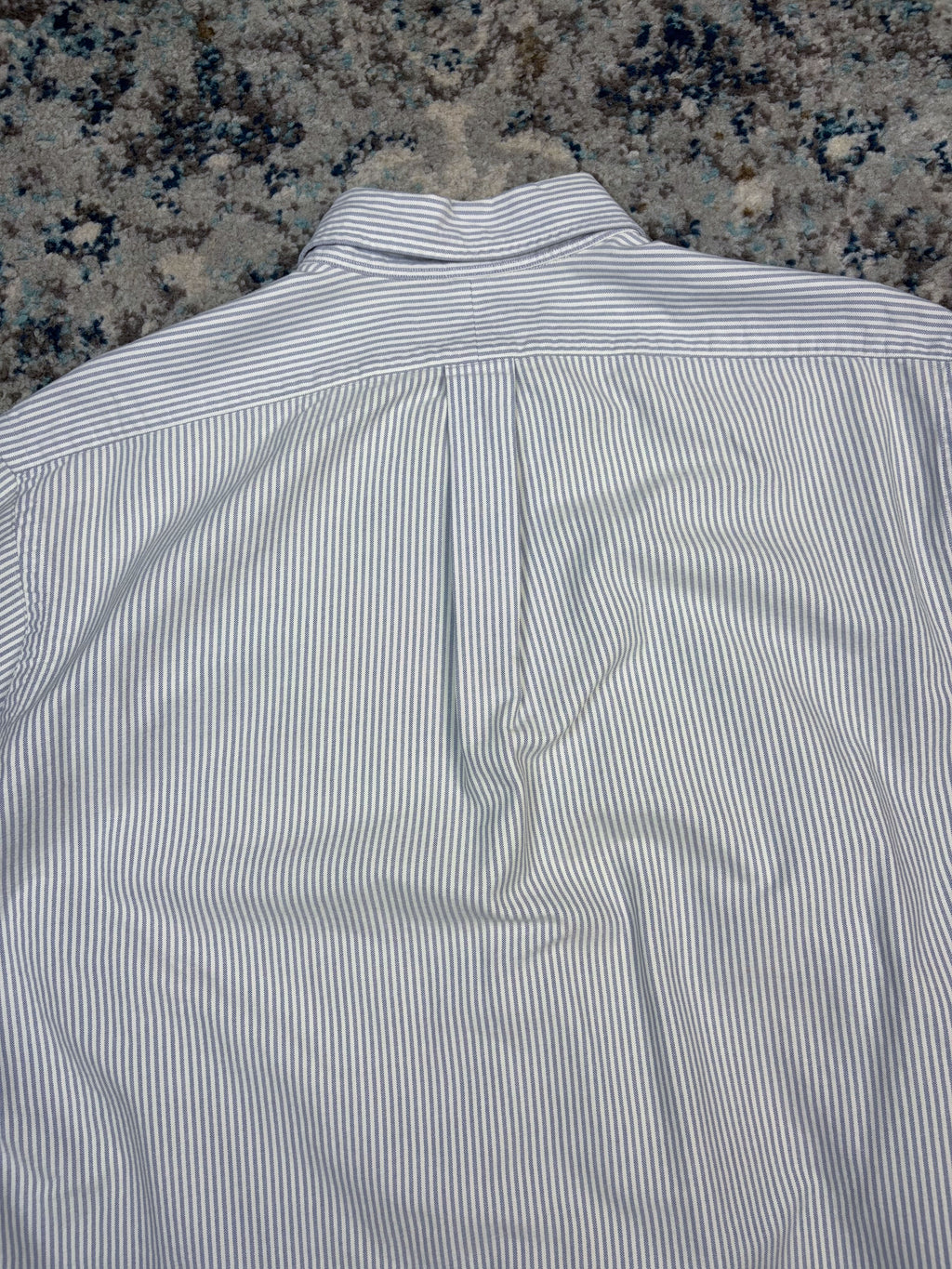 Vintage Polo Ralph Lauren Embroidered Pony Striped Long Sleeve Button Up Shirt Size XL