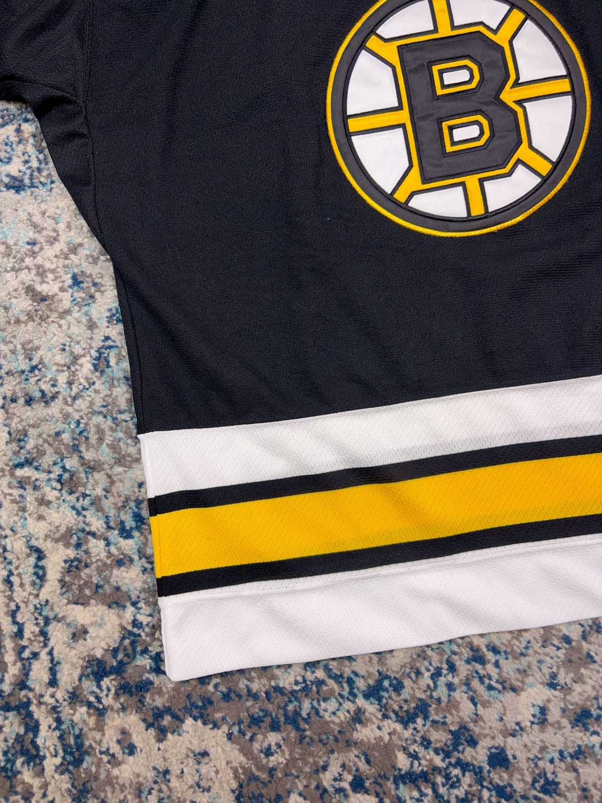 Vintage 90s Boston Bruins NHL Starter Stitched Logo Jersey Size YOUTH L/XL