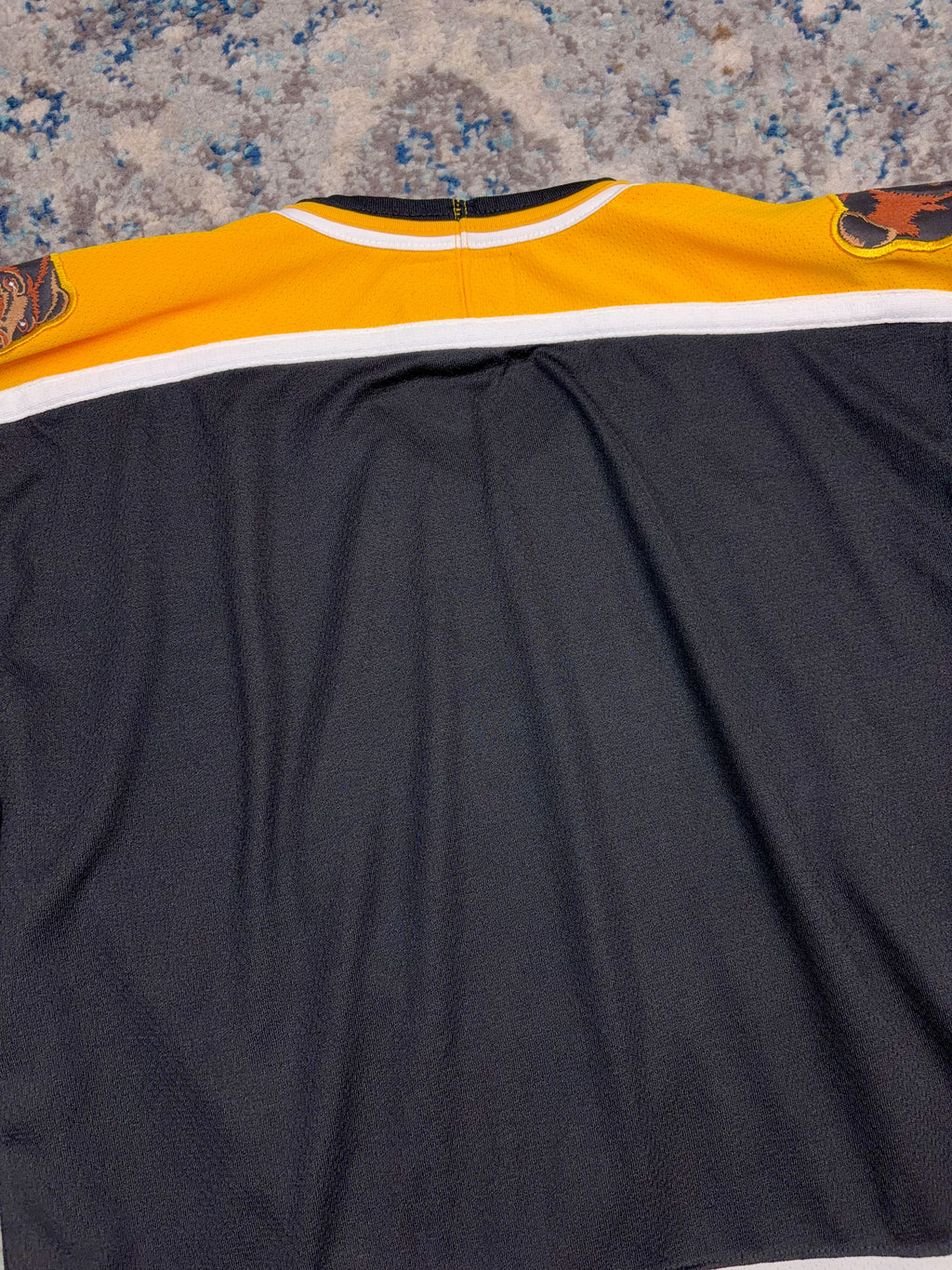 Vintage 90s Boston Bruins NHL Starter Stitched Logo Jersey Size YOUTH L/XL
