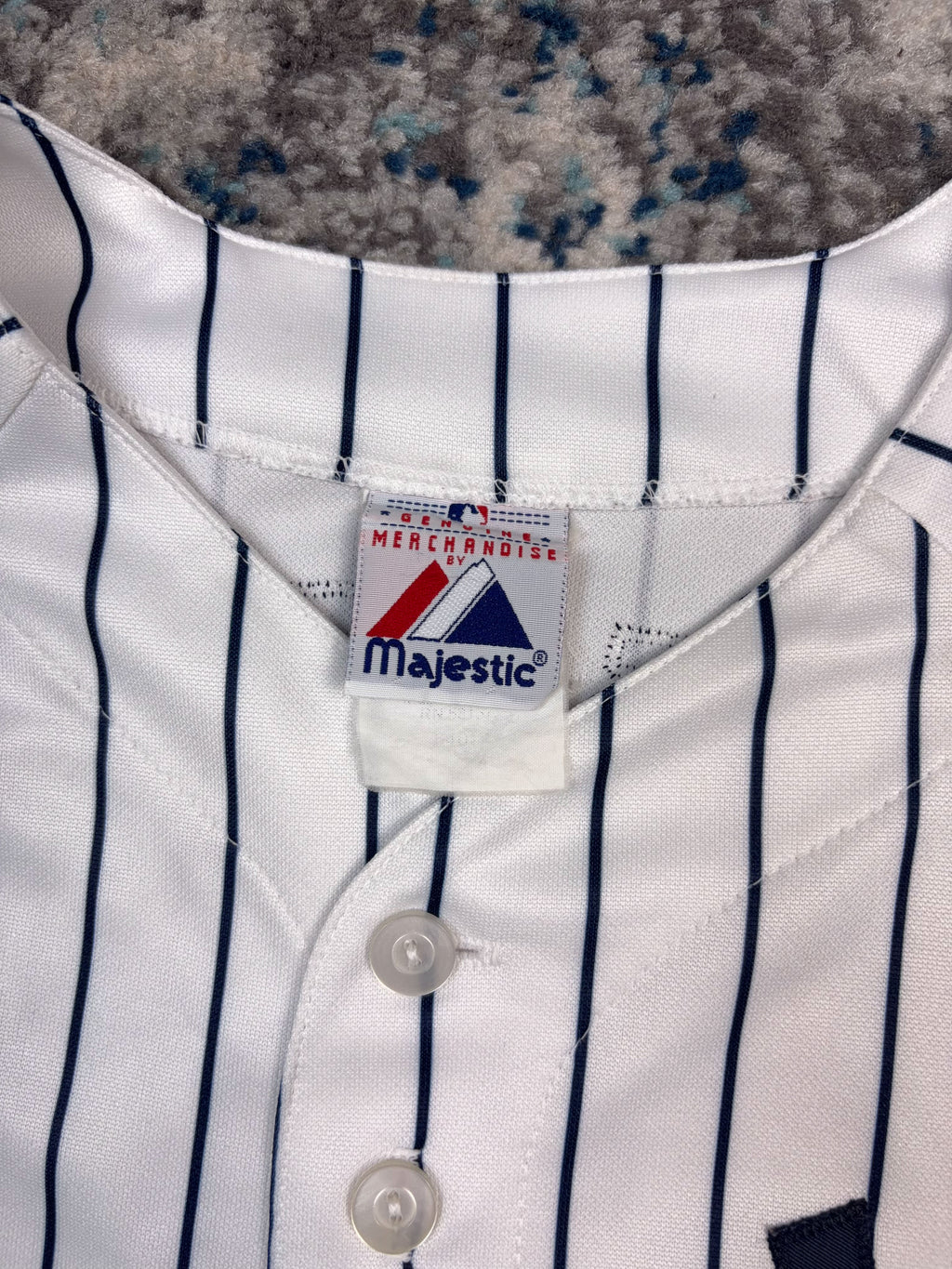 Vintage Derek Jeter #2 New York Yankees MLB Pinstripe Baseball Jersey Size YOUTH L