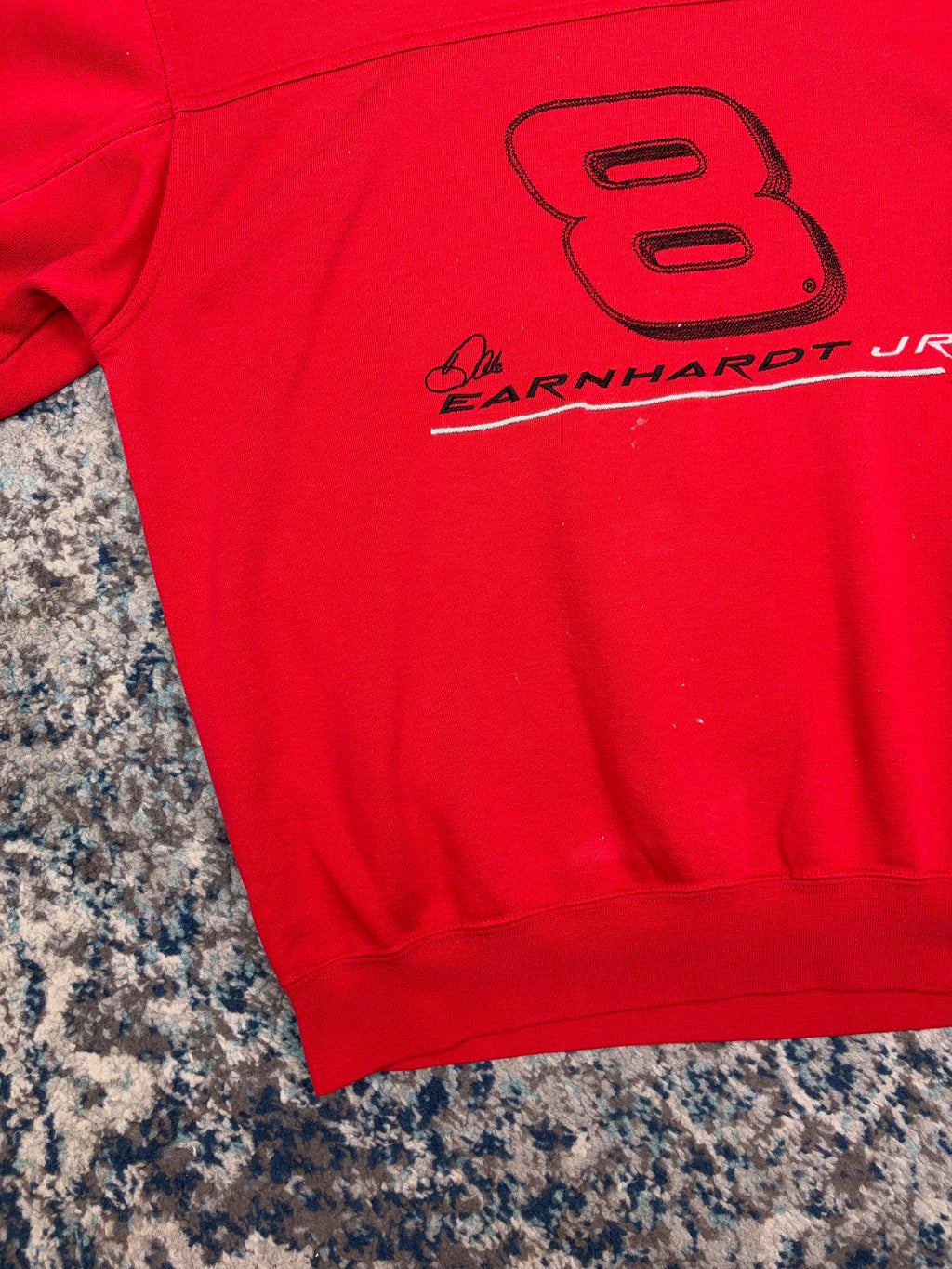 Vintage Dale Earnhardt Jr #8 Nascar Embroidered Spellout Crewneck Sweatshirt Size Large