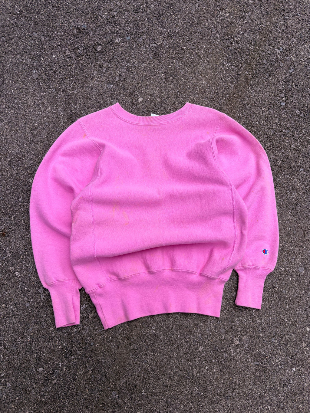 Vintage 90s Champion Reverse Weave Embroidered Sleeve Logo Crewneck Sweatshirt Size Small