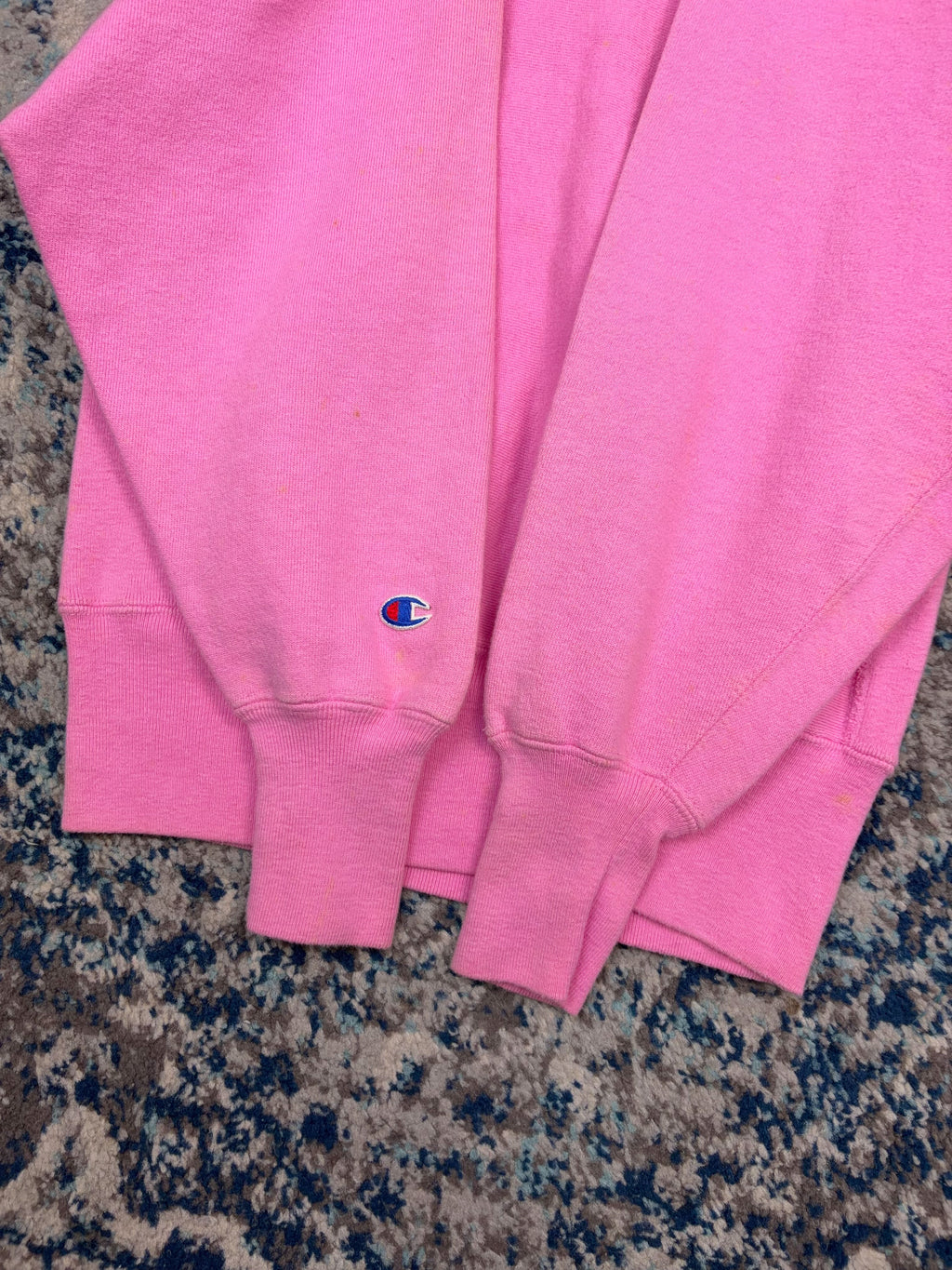 Vintage 90s Champion Reverse Weave Embroidered Sleeve Logo Crewneck Sweatshirt Size Small