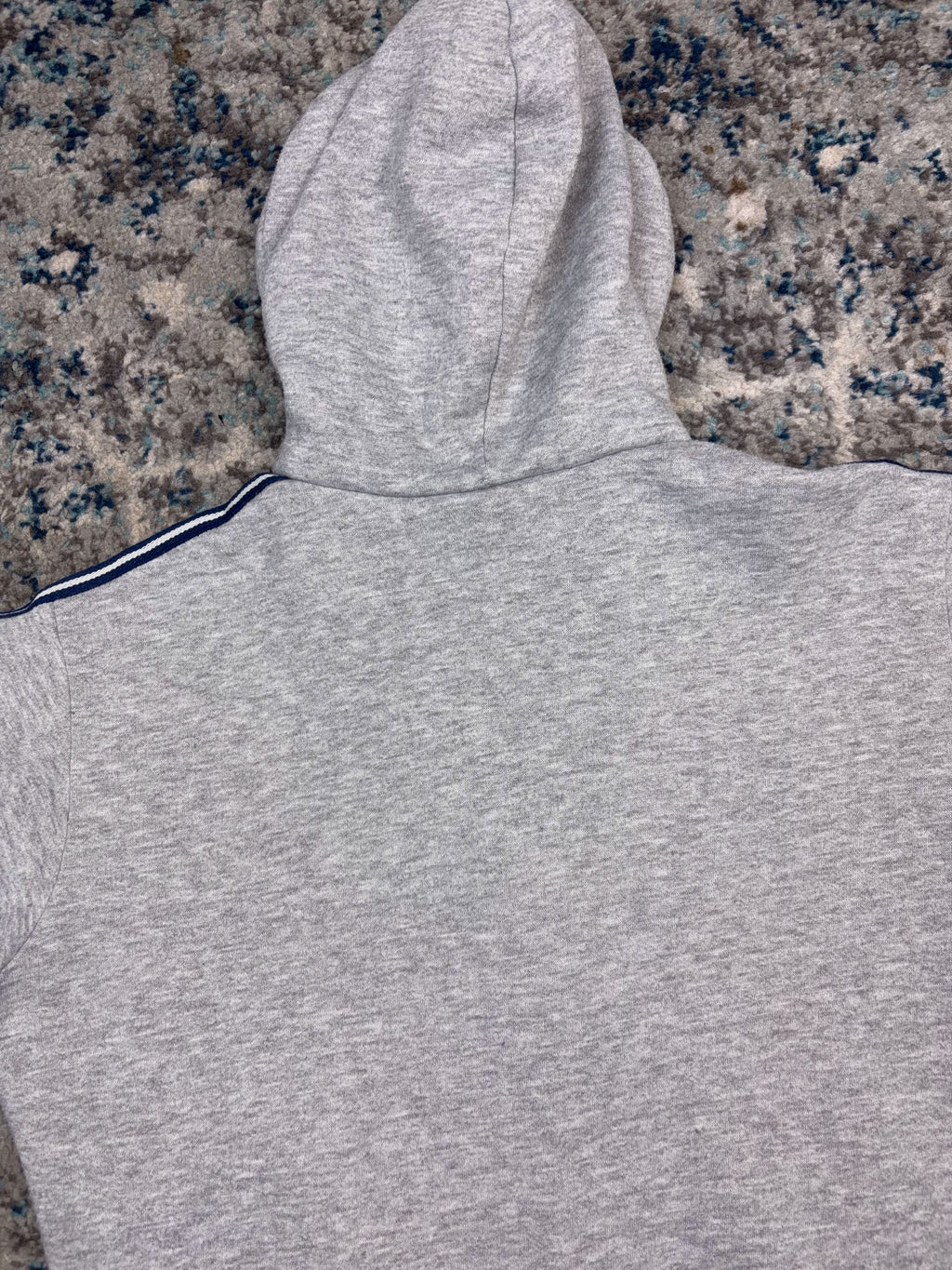Vintage 80s/90s Nike Embroidered Swoosh Spellout Hooded Track Sweatshirt Size Medium