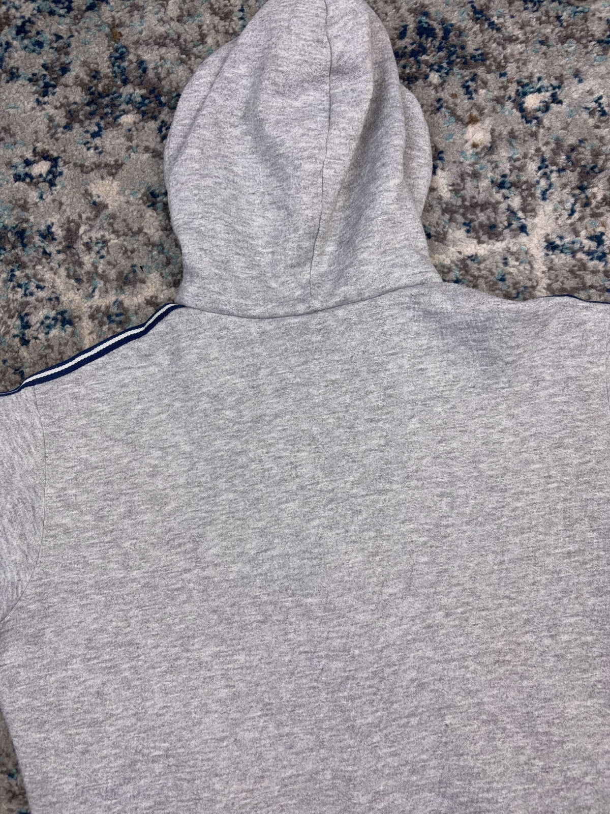 Vintage 80s/90s Nike Embroidered Swoosh Spellout Hooded Track Sweatshirt Size Medium
