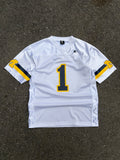 Vintage Michigan Wolverines NCAA #1 Starter Football Jersey Size Medium