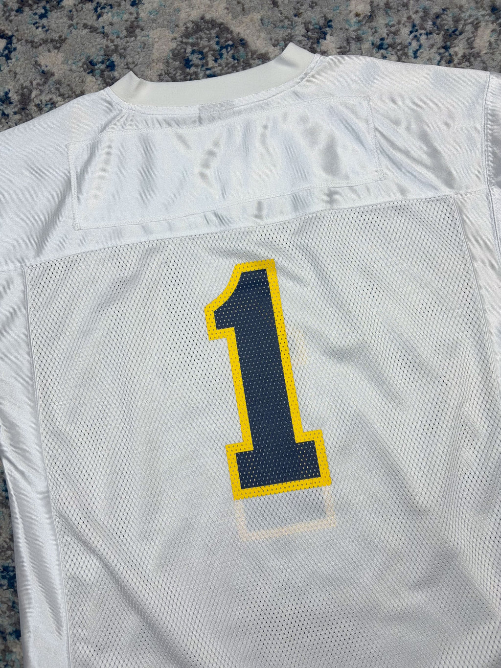 Vintage Michigan Wolverines NCAA #1 Starter Football Jersey Size Medium