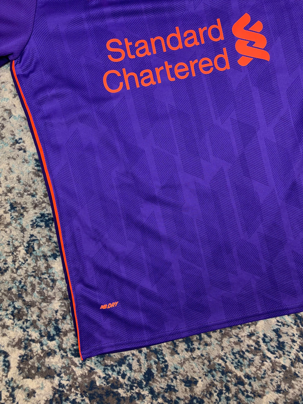 2018-19 Mo Salah Liverpool F.C New Balance Away Soccer Jersey Size Medium