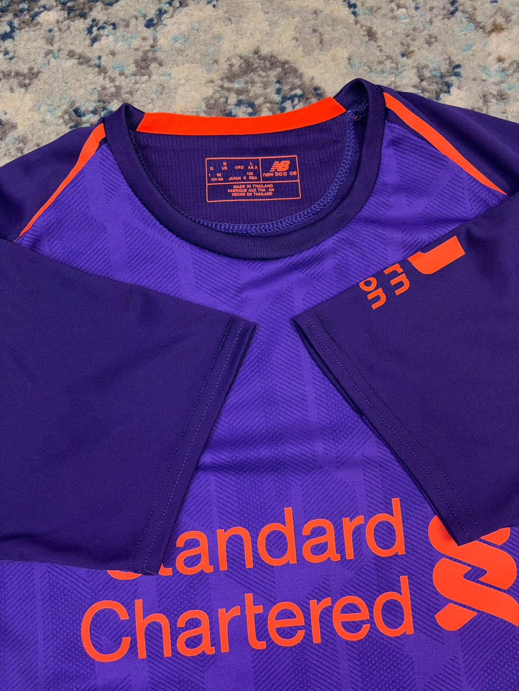 2018-19 Mo Salah Liverpool F.C New Balance Away Soccer Jersey Size Medium